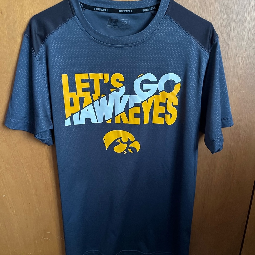 Russell Athletic Men's Grey Hawkeyes T-Shirt